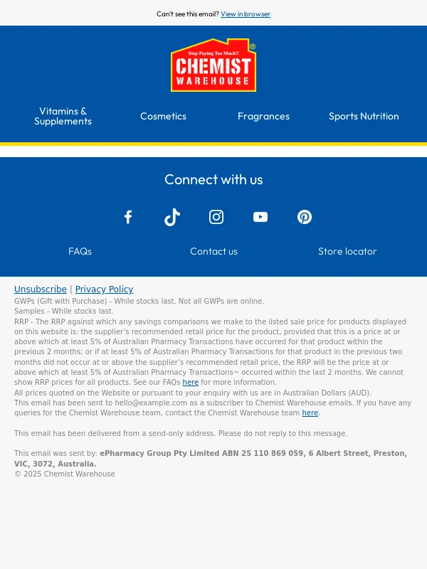 Chemist Warehouse - Your chance to WIN* $500 every day with Codral