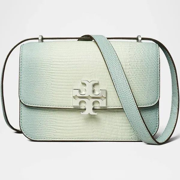 Tory Burch Eleanor Small Lizard-Print Shoulder Bag