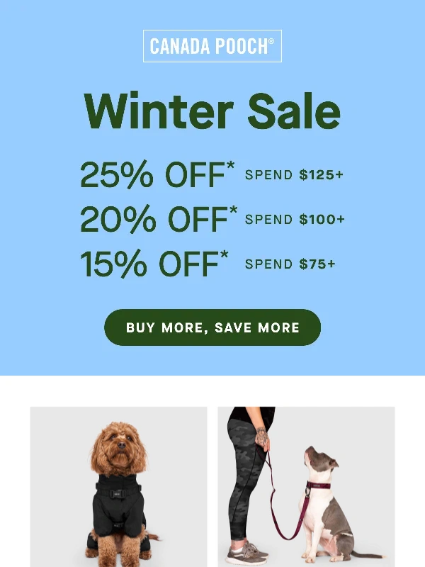 Canada Pooch - Buy More,Save More - Up to 25% OFF