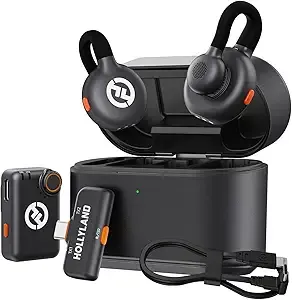 Hollyland Lark M2S Combo (Camera RX+USB-C RX+ Lightning Cable) Wireless Microphone for iPhone/Camera/Android/PC, Titanium Clip, Noise Cancelling, 30H Use, Vlog, Interview, Content Creation