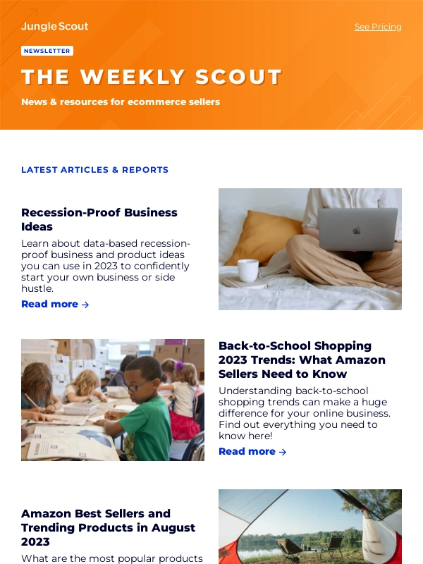 Jungle Scout - Recession-Proof Business Ideas | Back-to-School Shopping 2023 Trends | Amazon Best Sellers & Trending Products