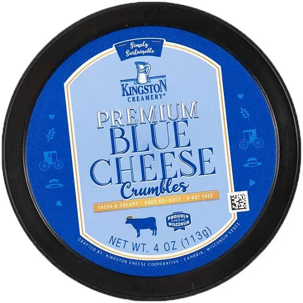 Kingston Creamery Blue Cheese Crumbles