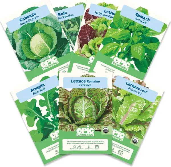 Epic Gardening Eat Your Greens Seed Kit