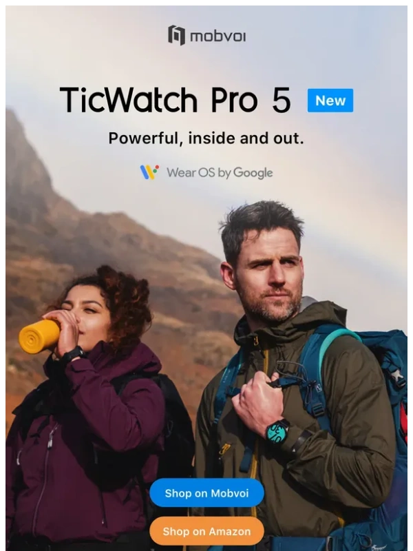Mobvoi - ?The Most Powerful TicWatch | Introducing TicWatch Pro 5 ?