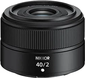 Nikon NIKKOR Z 40mm f/2 Large Aperture 40mm Prime Lens