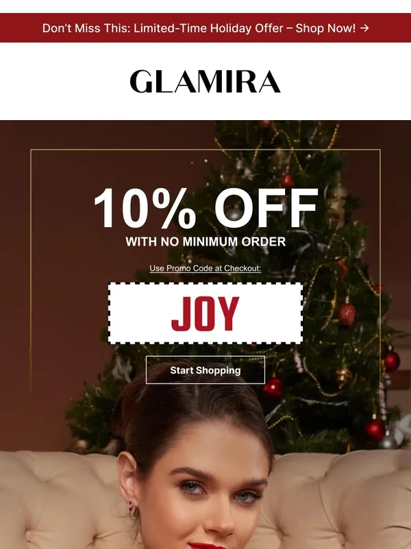 GLAMIRA UK - ❄️ Your Holiday Wish: 10% Off Everything!