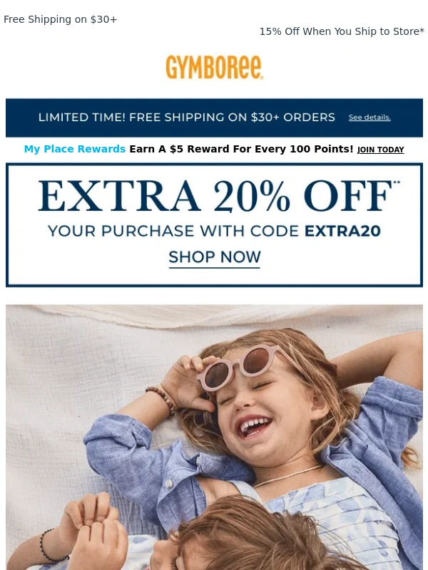 Gymboree - Essentials you need for making summer memories ???