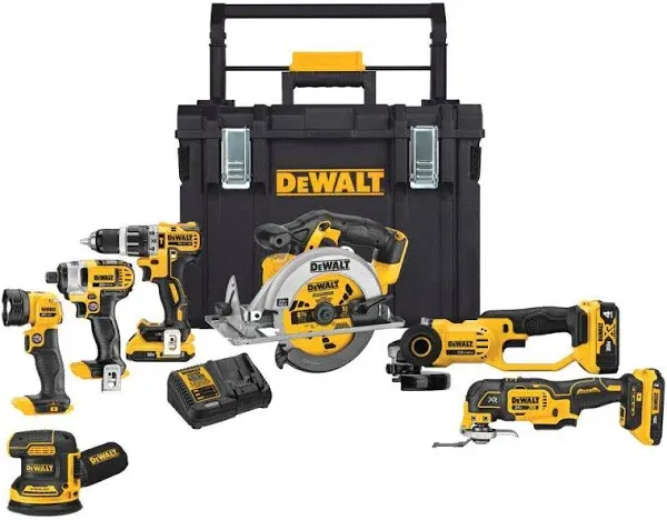 DeWalt 20V MAX Lithium-Ion Cordless Combo Kit with ToughSystem