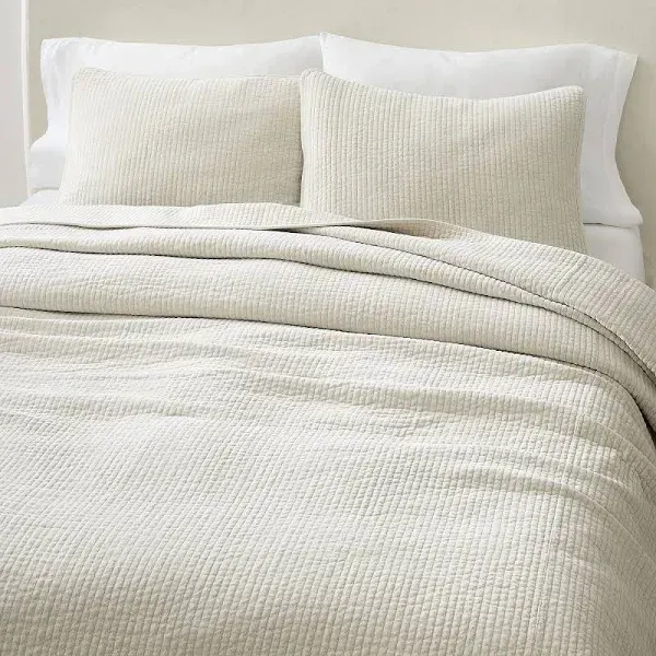 West Elm Washed Cotton Velvet Sham