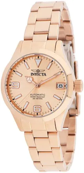 Invicta Women's Pro Diver Automatic Rose Gold Watch