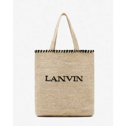 Lanvin raffia tote bag
