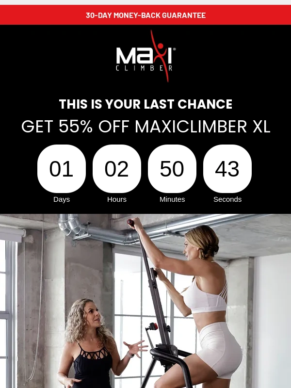 MaxiClimber - ? Last Chance! Labor Day Sale Ends Today