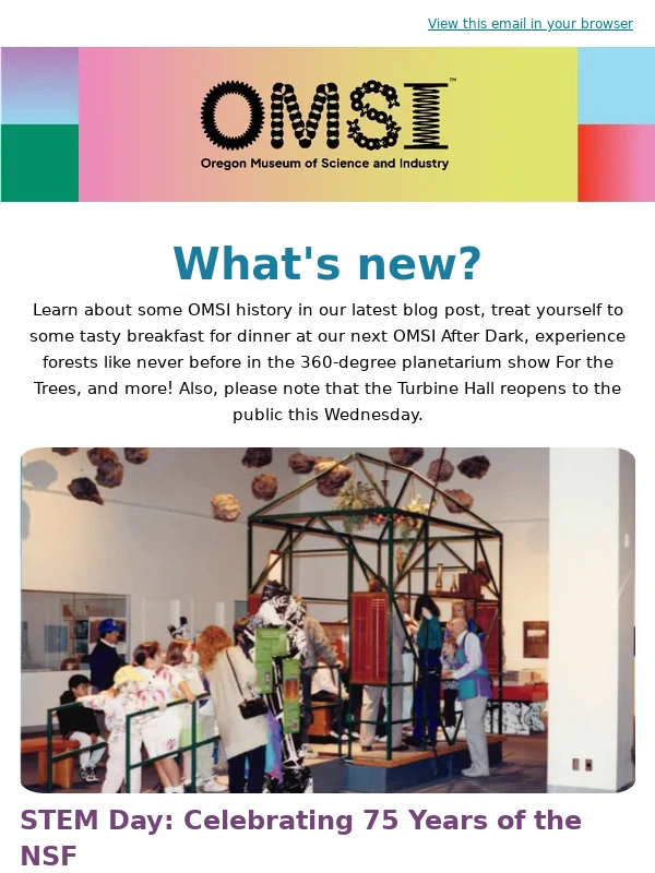 OMSI - STEM Day: Celebrating 75 Years of NSF + More
