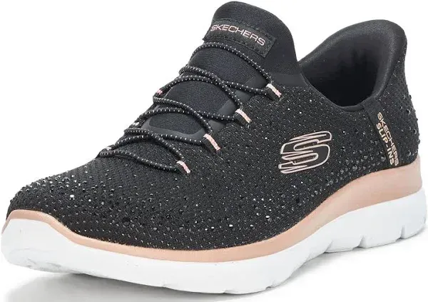 Skechers Hands Free Slip-Ins Summits Brilliant Shine Slip-On Sneaker - Women's