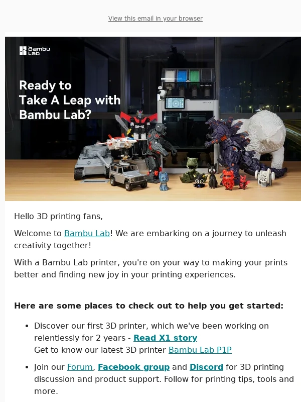 Bambu Lab - Welcome to Bambu Lab