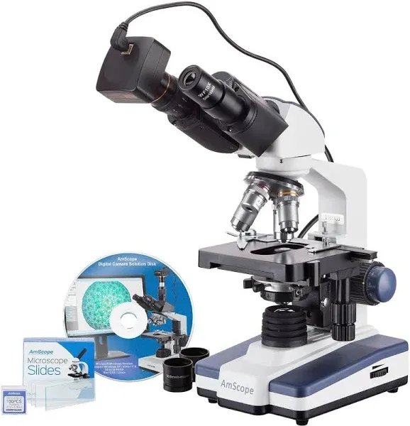 AmScope B120 Series Binocular Compound Microscope