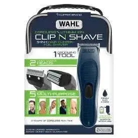 Wahl Clip N Shave Cordless Rechargeable Hair Clipper and Electric Shaver