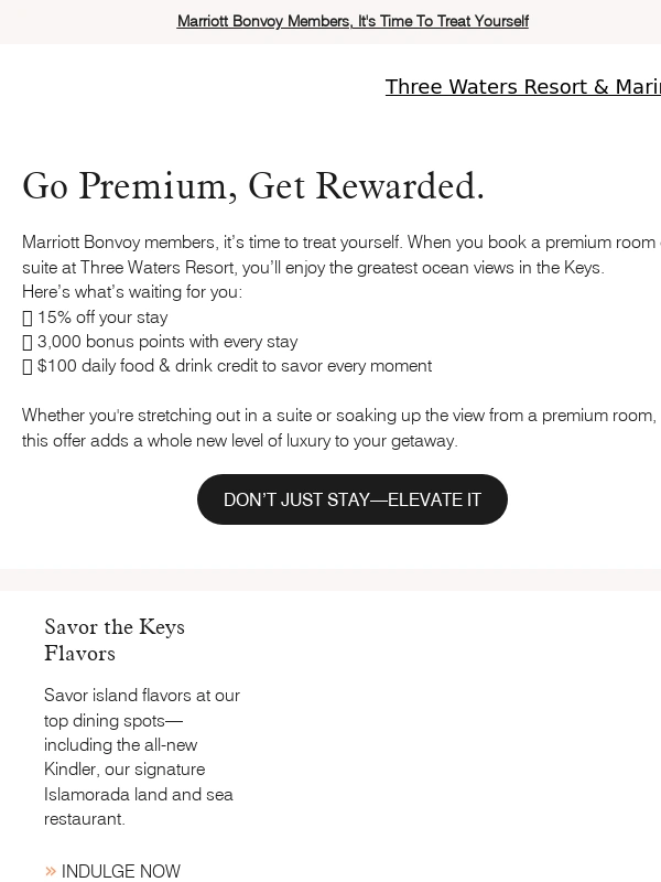 Marriott Bonvoy Hotels - Perks with a View: 3,000 Bonus Points & More