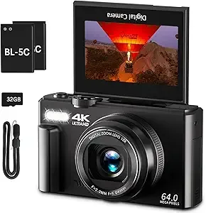 VJIANGER 4K Digital Camera