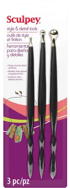 POLYFORM PRODUCTS COMPANY Sculpey Style & Detail Tools 3/Pkg