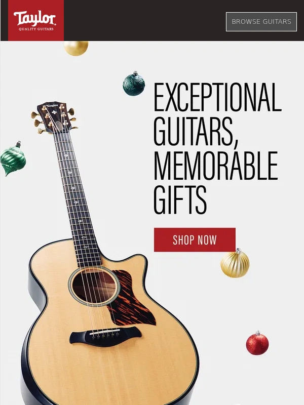 Taylor Guitars - Most Desired Models: The 2024 Gift Guide