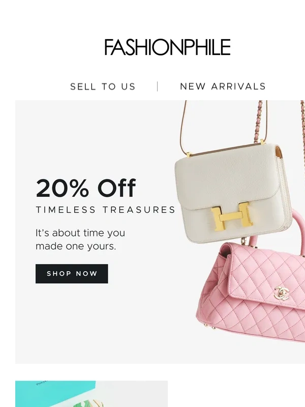 Fashionphile - ? 20% Off Timeless Treasures
