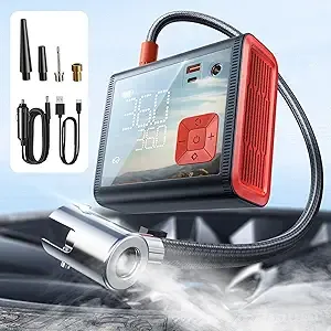 $29.99: 150-PSI LISEN 4-in-1 12V DC Portable Tire Inflator (25,000mAh Battery) at Amazon