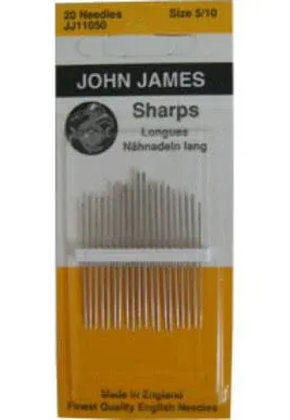 Colonial Needle Co. John James Sharps Hand Needles