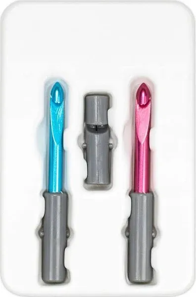 Susan Bates Twist + Lock Crochet Hook Component Set