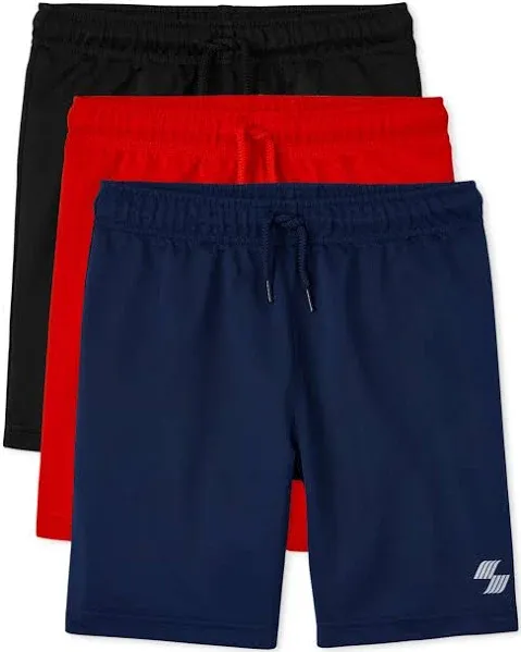 The Children's Place Boys' 3-Pack Basketball Shorts