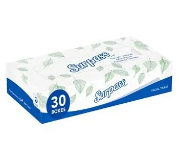 Surpass 2-Ply White Facial Tissue