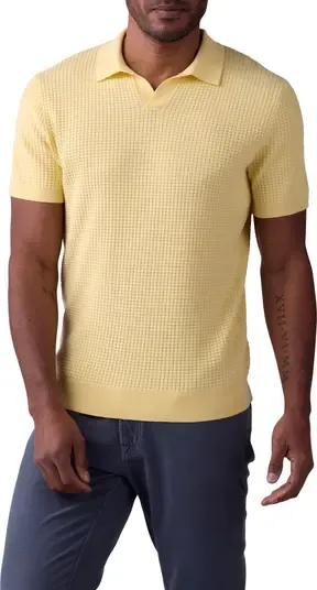 The Normal Brand Waffle Knit Polo