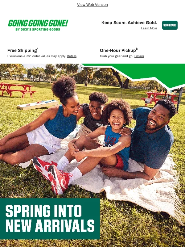 Going Going Gone - Greet spring with new arrivals for the whole family ?