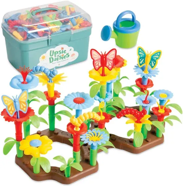 MindWare Upsie Daisies Flower Garden Building Toy Set