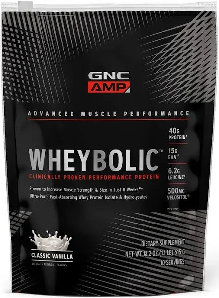 Gnc AMP Wheybolic Protein Powder