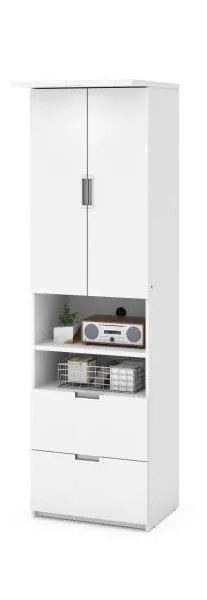 Bestar Lumina 2 Drawer Storage Cabinet