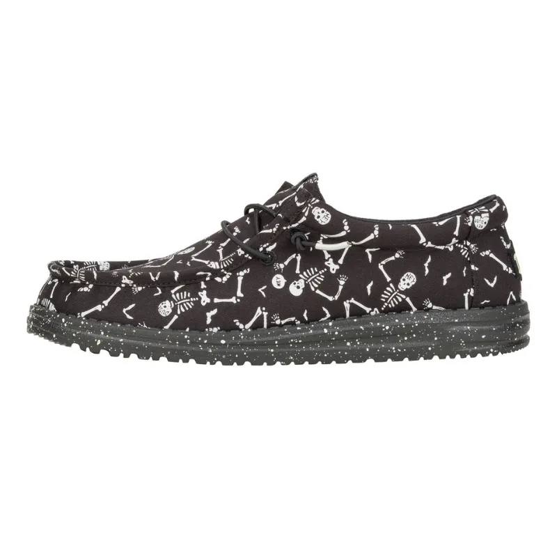 Hey Dude Wally Skeletons Shoes