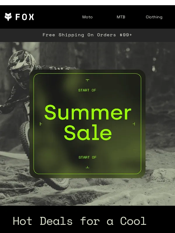 Fox Racing - Have you Hit the Sale Yet?