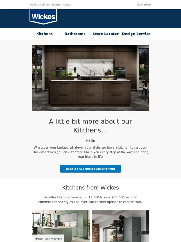 Wickes - Looking for a new Kitchen? ?‍?