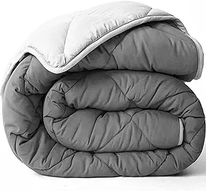 ViscoSoft - All Seasons Comforter, Twin/Twin XL, Reversible, Breathable, Gray