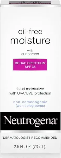 Neutrogena Oil Free Moisture SPF 35 Moisturizer Lotion