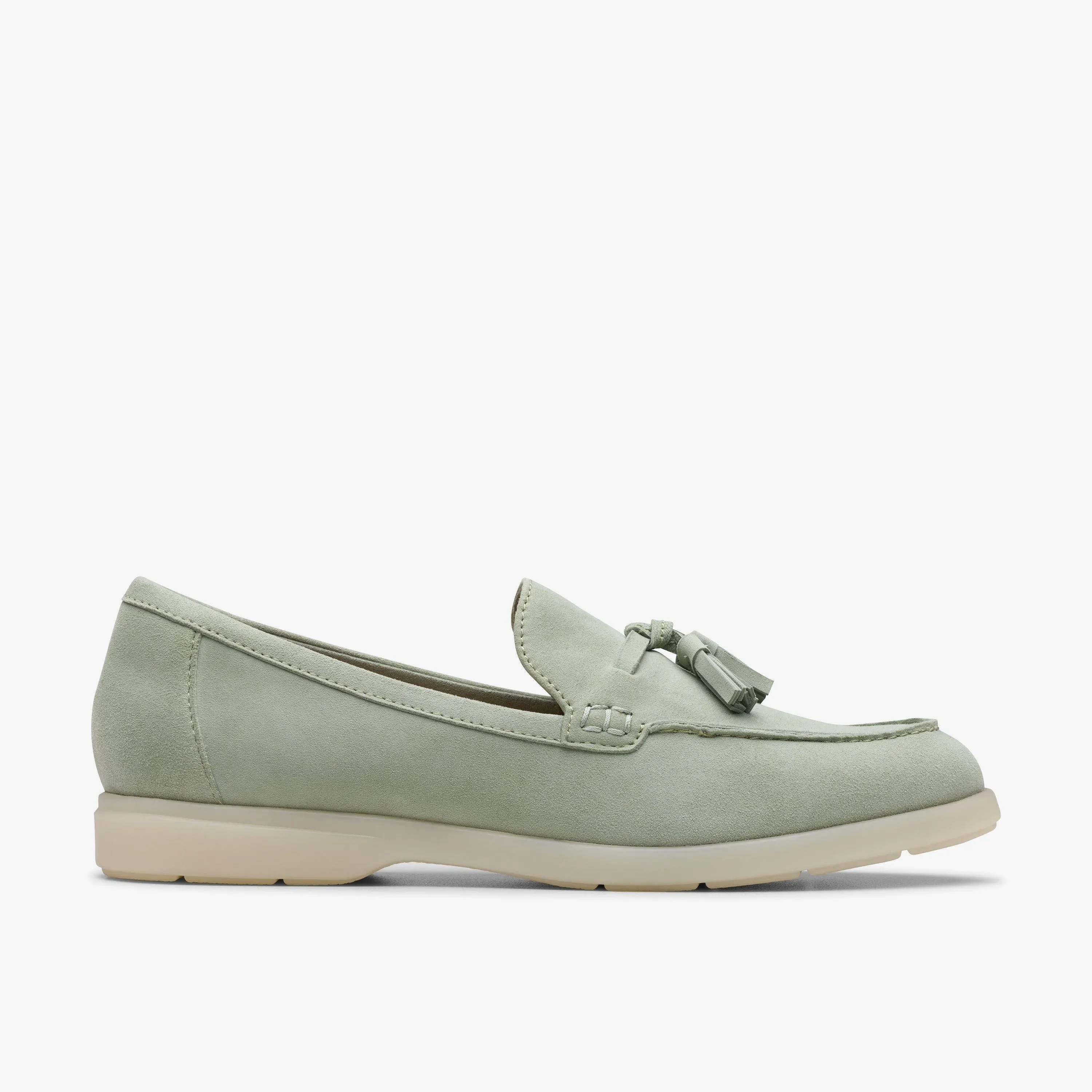 Narini Edge Light Green Suede