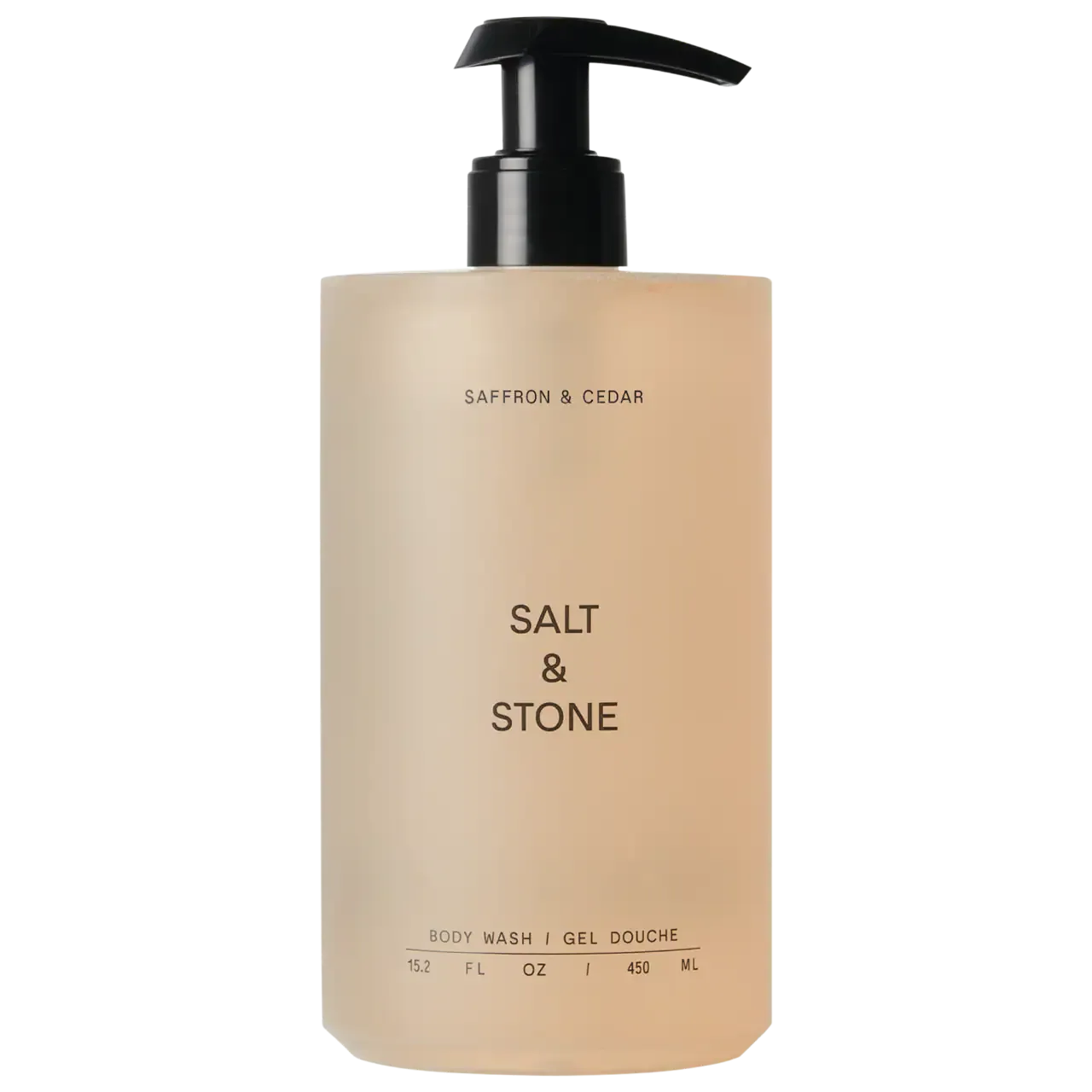 Salt & Stone Saffron & Cedar Body Wash with Niacinamide + Probiotics