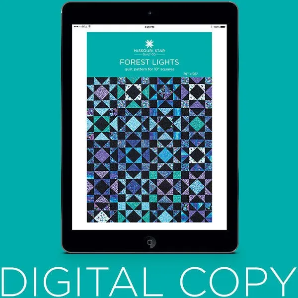 Missouri Star Forest Lights Digital Download Quilt Pattern