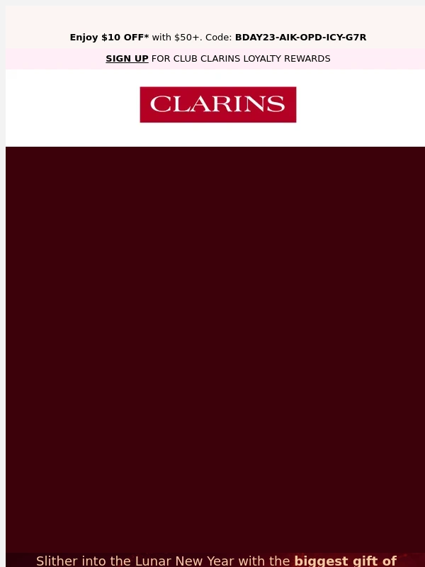 Clarins - 2 DAYS ONLY! Slither Into A 10-Piece Gift