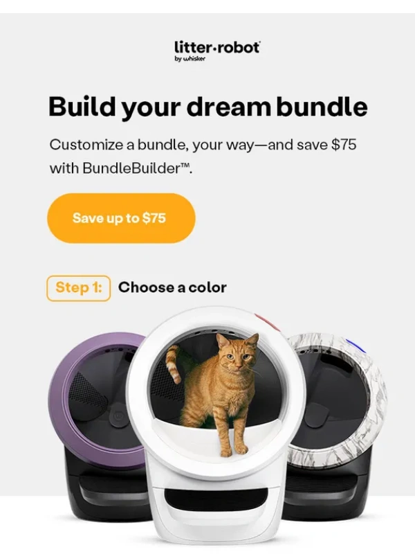 Litter Robot - Save $75 doing things your way
