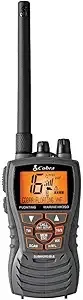 Cobra - MR HH350 FLT Handheld Floating VHF Radio, 6 Watt, Submersible, Grey