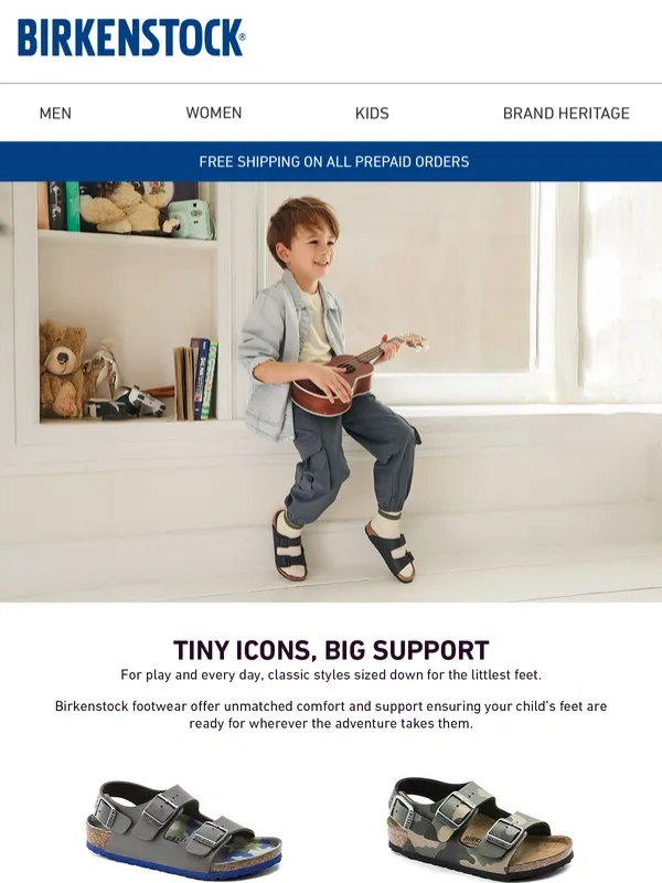 Birkenstock USA - Tiny feet,big support