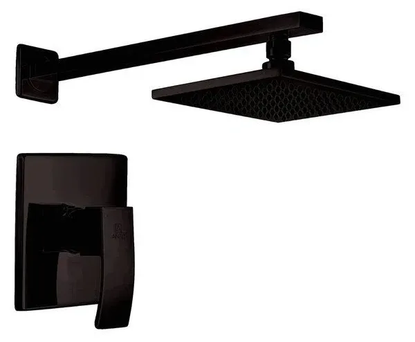 ANZZI Viace Series 1-Spray 12.55 in. Fixed Showerhead