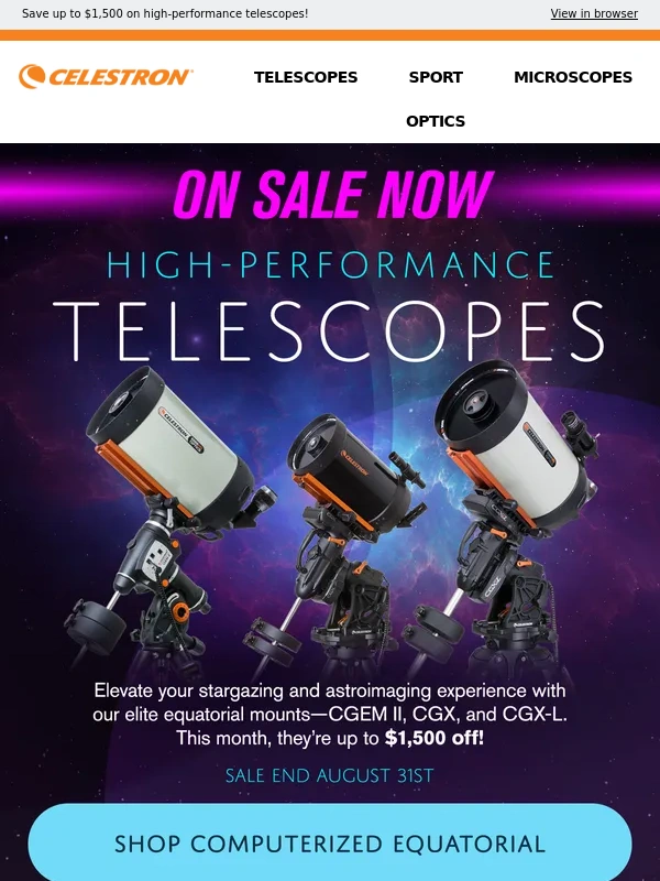 Celestron - Star-studded deals this month! ✴️?